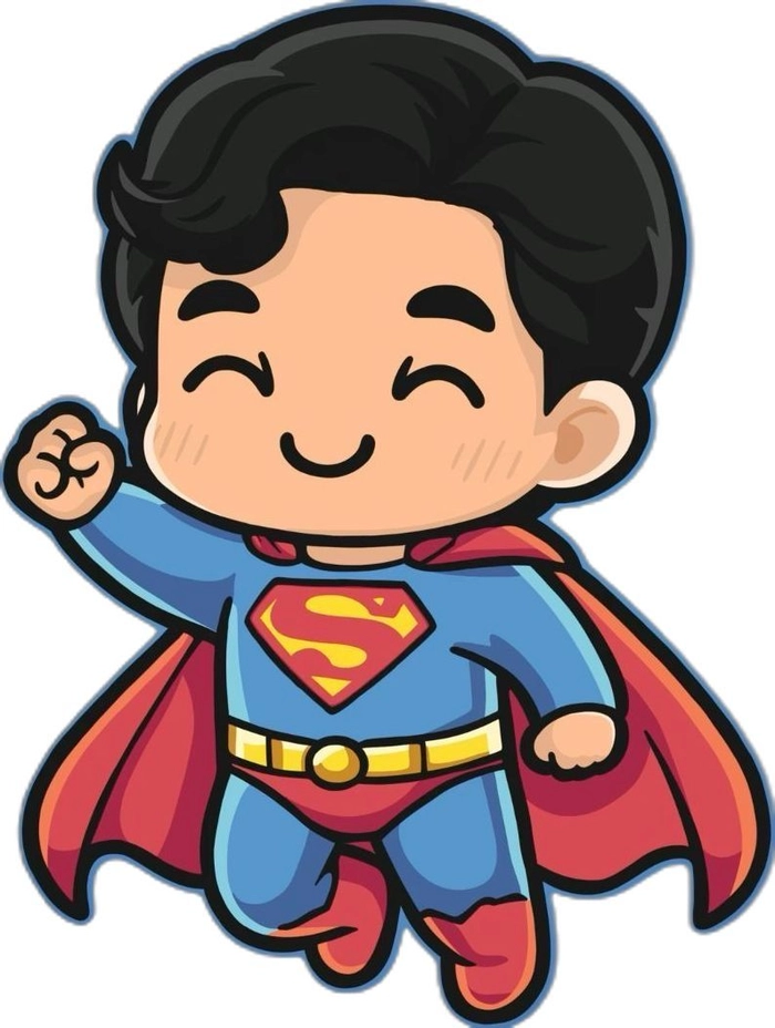 Ảnh Superman chibi đáng yêu