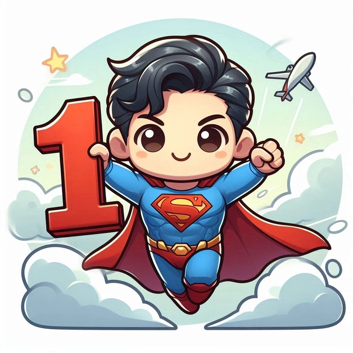 Ảnh Superman chibi dễ thương