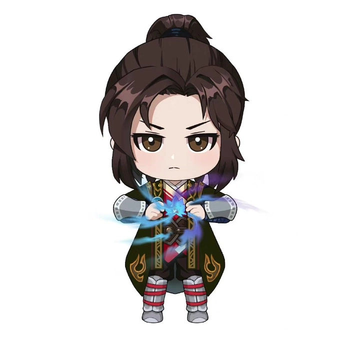 Ảnh Tiêu Viêm chibi ngộ nghĩnh hài hước