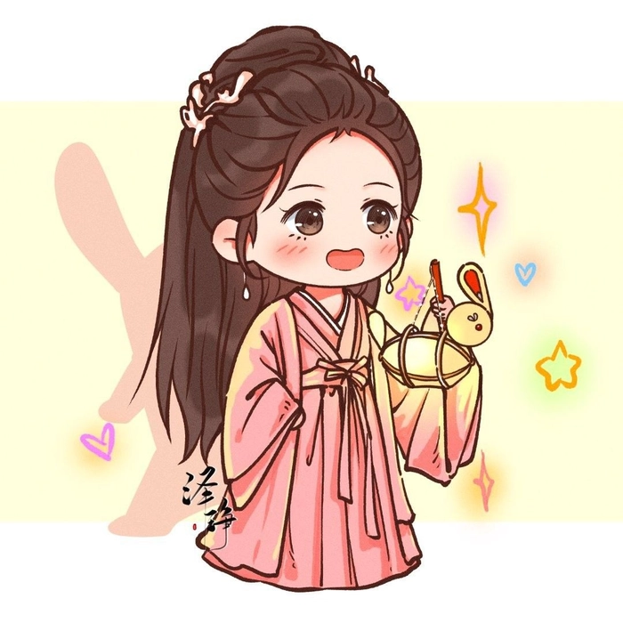 Ảnh Triệu Lệ Dĩnh chibi cute vui nhộn