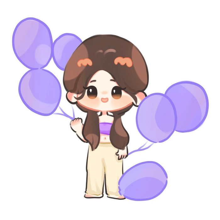 Ảnh Triệu Lộ Tư chibi cute xinh đẹp