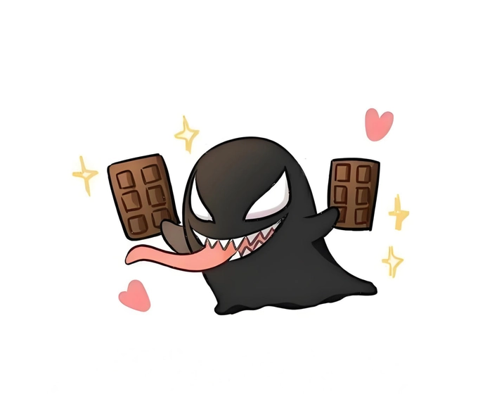 Ảnh Venom chibi chế hài troll