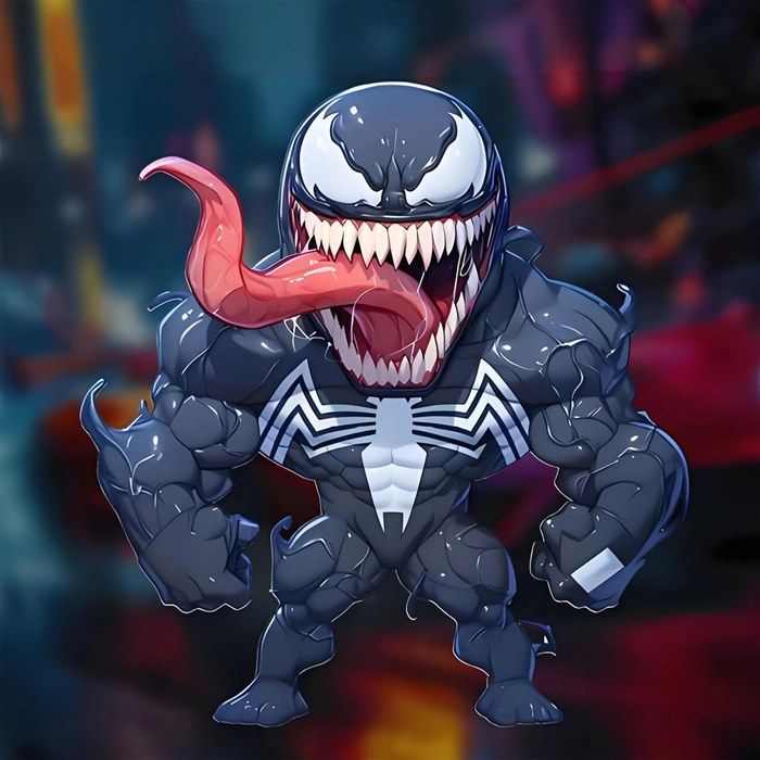 Ảnh Venom chibi dễ thương
