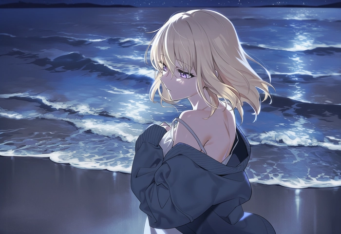 Ảnh anime nữ buồn cô đơn sâu lắng