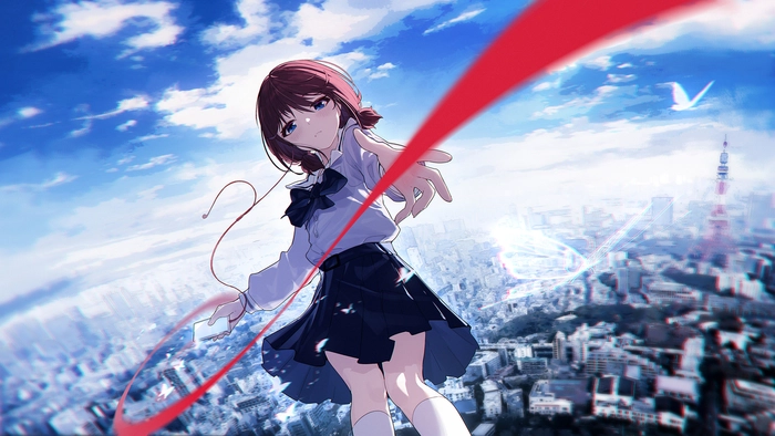 Ảnh anime nữ buồn cute đáng yêu