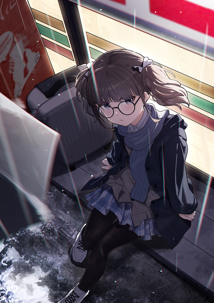 Ảnh anime nữ buồn lạnh lùng bí ẩn