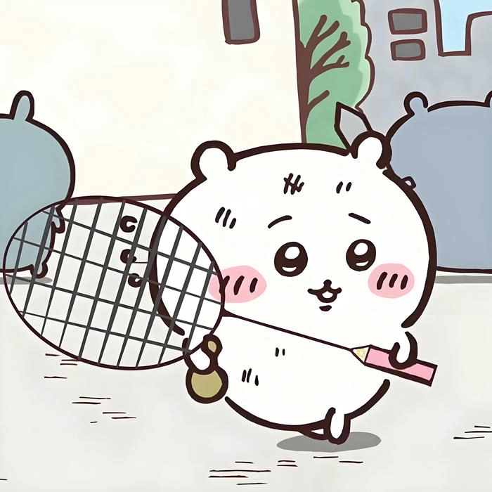 Ảnh cầu lông chibi đáng yêu ngộ nghĩnh