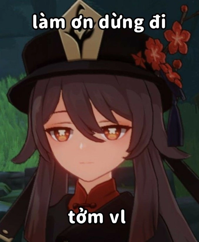 Ảnh chế meme Genshin Impact hài lầy
