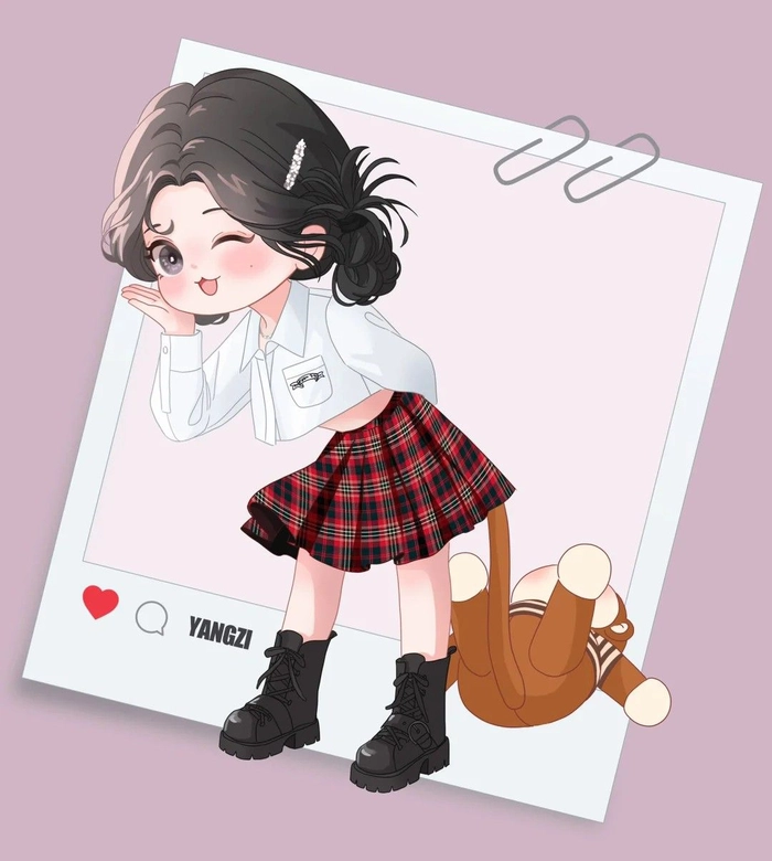 Ảnh chibi Dương Tử cute đáng yêu
