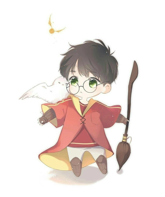 Ảnh chibi Harry Potter phong cách anime