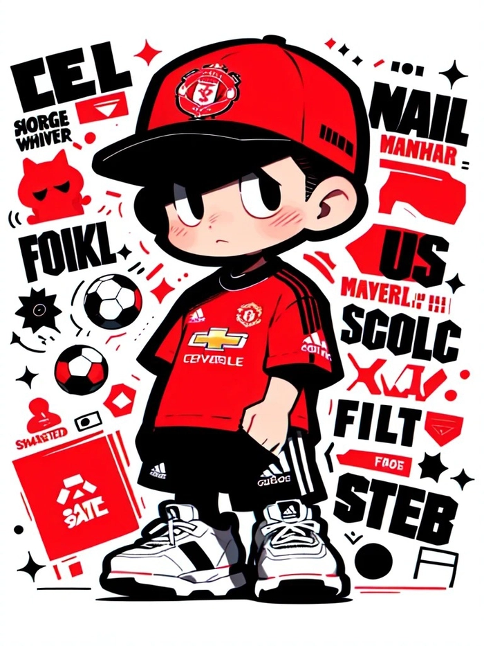 Ảnh chibi Manchester United đáng yêu bá đạo