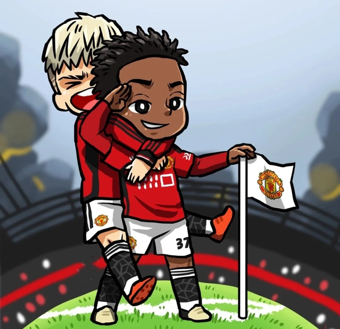 Ảnh chibi Manchester United đáng yêu hài hước