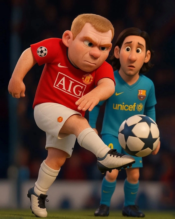 Ảnh chibi Manchester United hài hước ngộ nghĩnh
