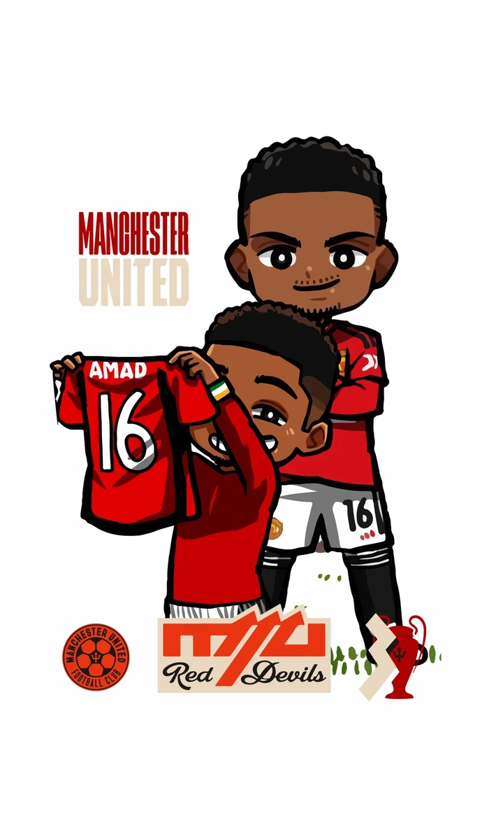 Ảnh chibi Manchester United siêu bá đạo