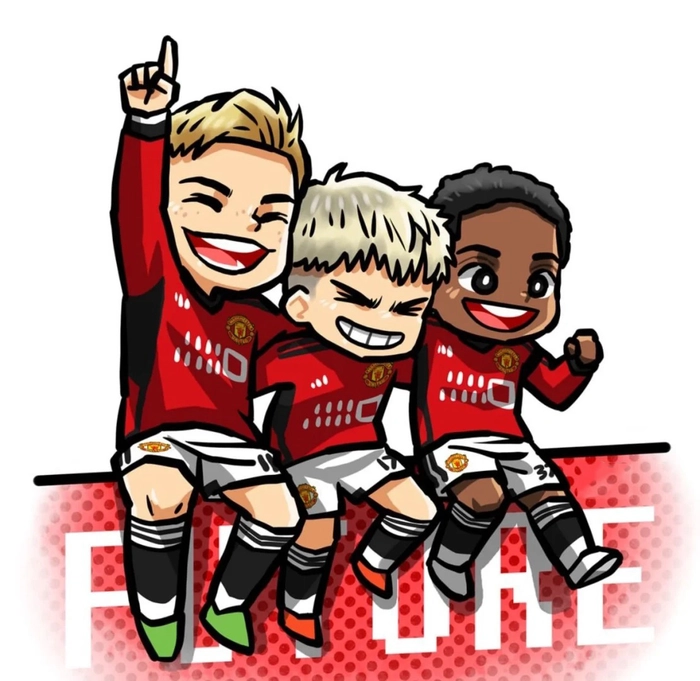 Ảnh chibi Manchester United vui nhộn bá đạo