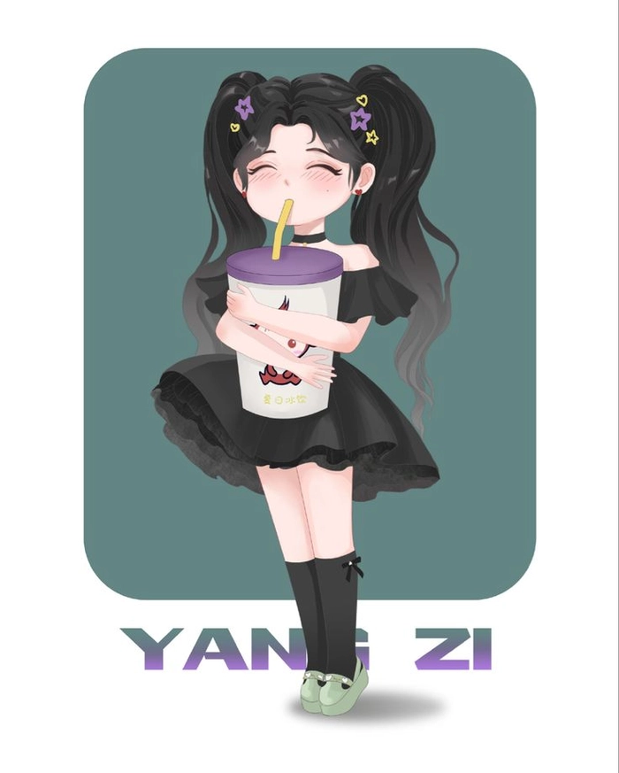 Ảnh chibi của Dương Tử lung linh đáng yêu