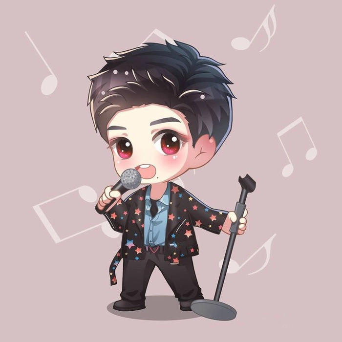 Ảnh chibi của Tiêu Chiến cực kỳ hài hước