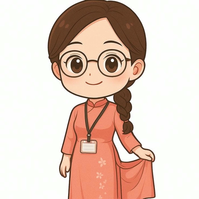 Ảnh cô giáo chibi ngộ nghĩnh cực dễ thương