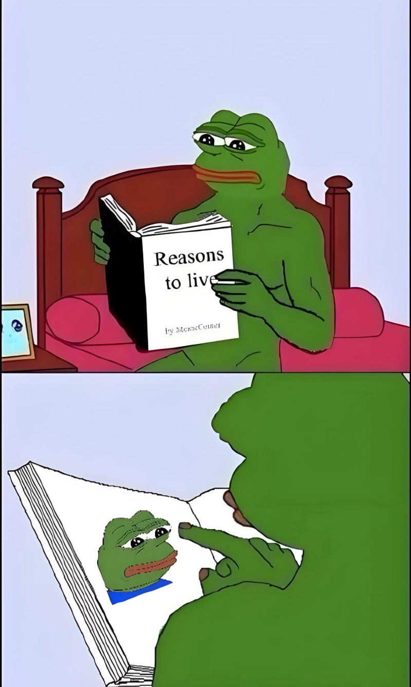 Ảnh con ếch xanh meme bá đạo