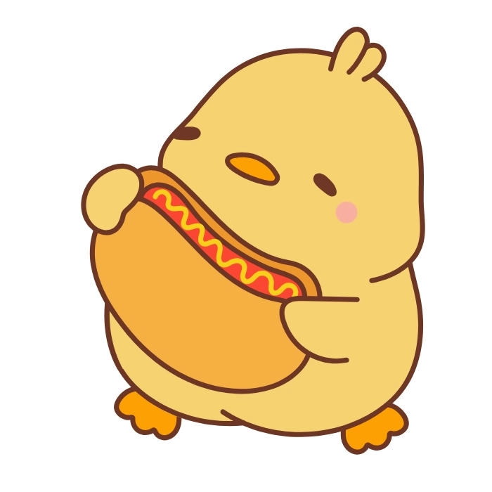 Ảnh con gà chibi siêu dễ thương