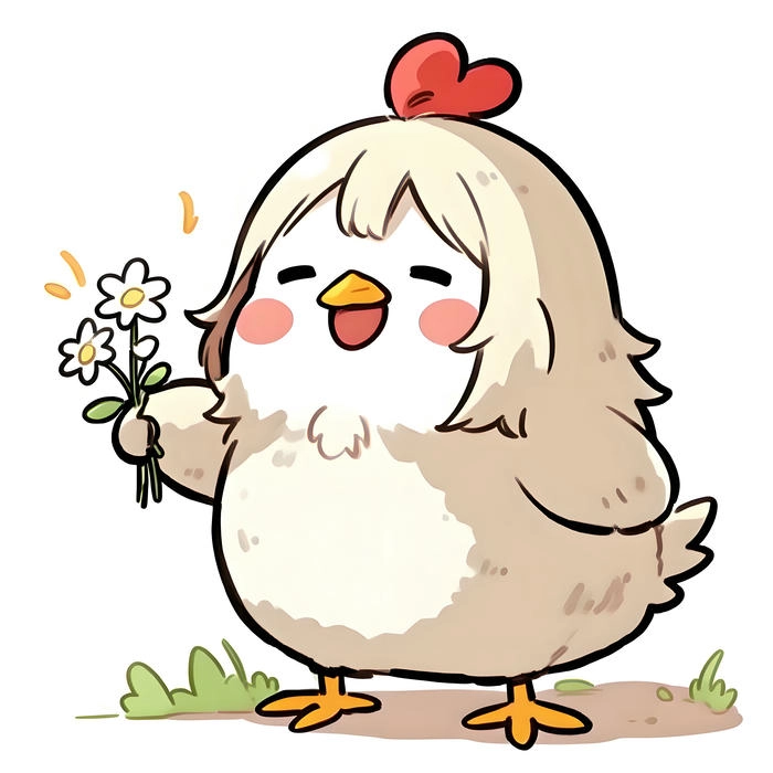 Ảnh gà siêu cute đáng yêu ngộ nghĩnh
