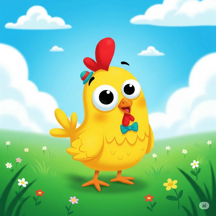 Ảnh gà siêu cute ngộ nghĩnh dễ thương
