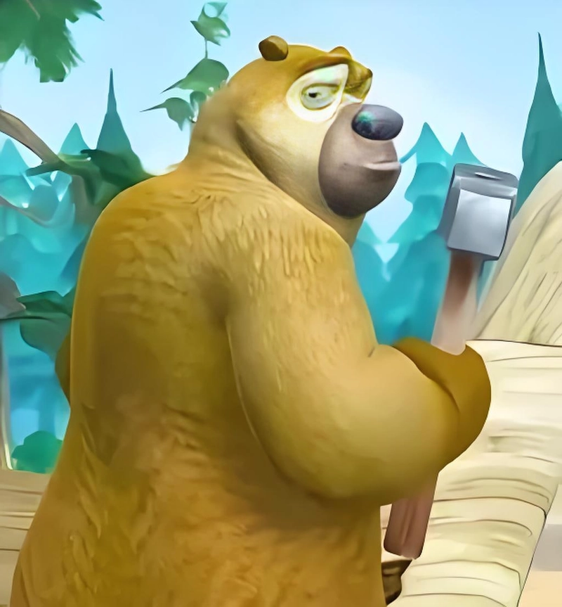 Ảnh gấu Boonie meme chế ngộ nghĩnh