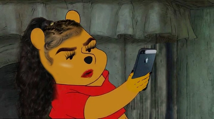 Ảnh gấu Pooh meme độc lạ
