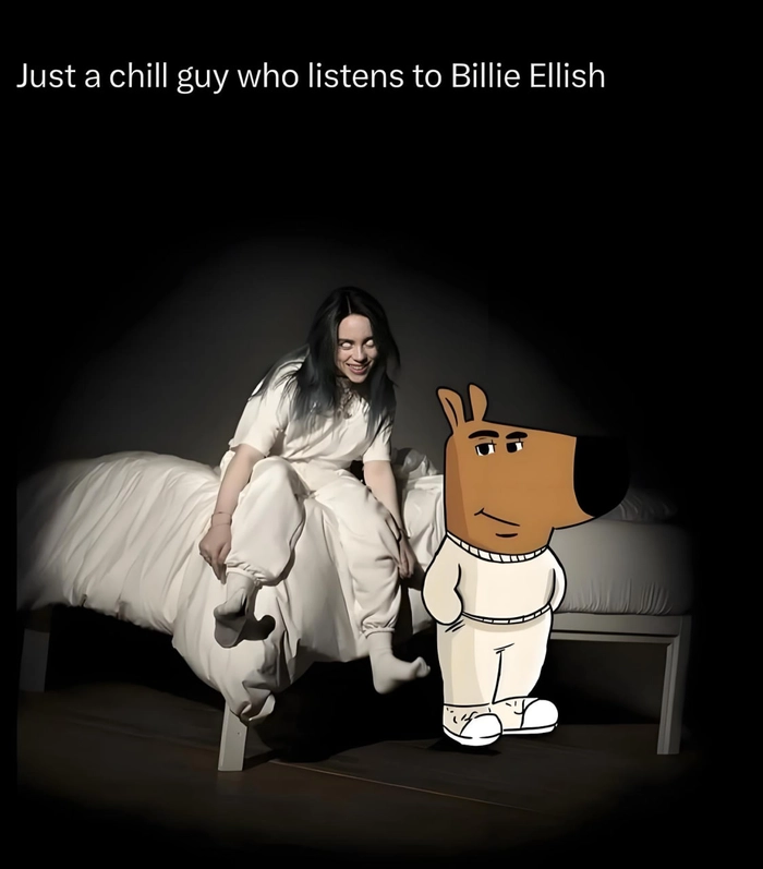 Ảnh meme Chill Guy chế cười