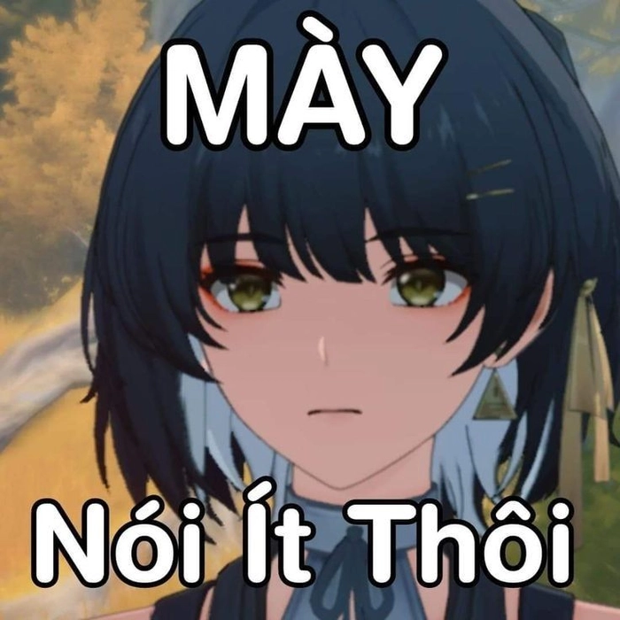 Ảnh meme Genshin Impact chất lừ