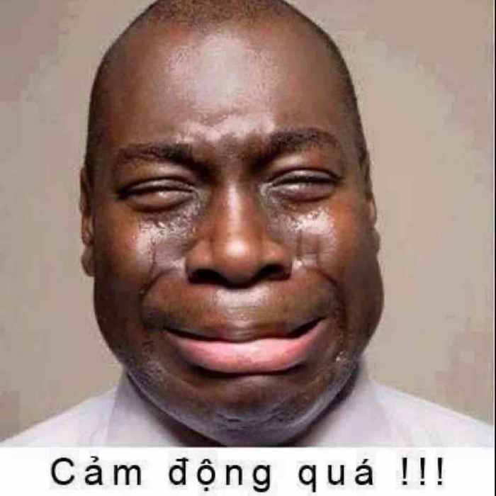 Ảnh meme anh da đen dễ thương