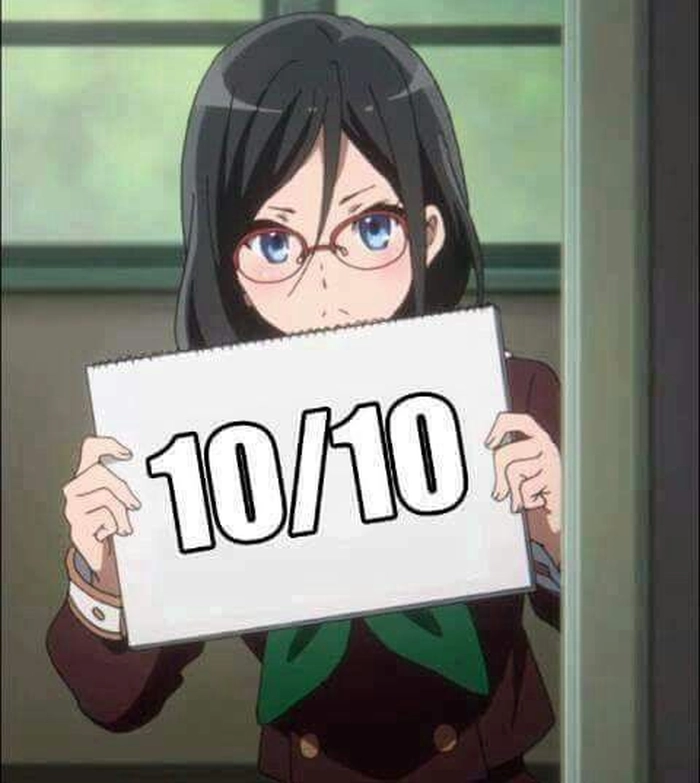 Ảnh meme anime cute vui tươi