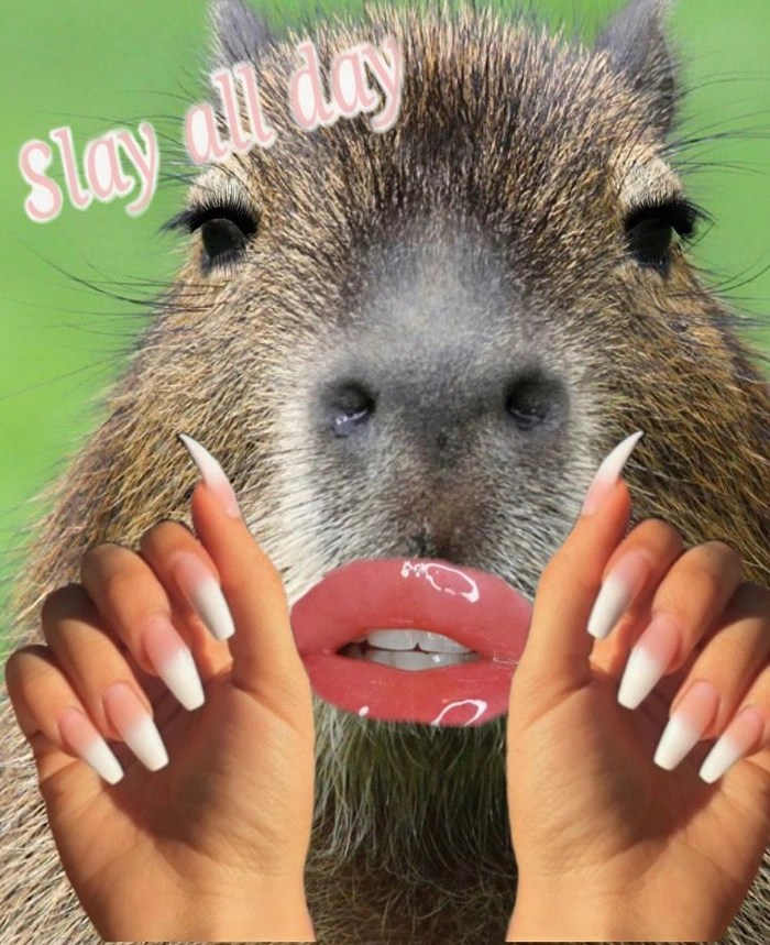 Ảnh meme capybara vui nhộn