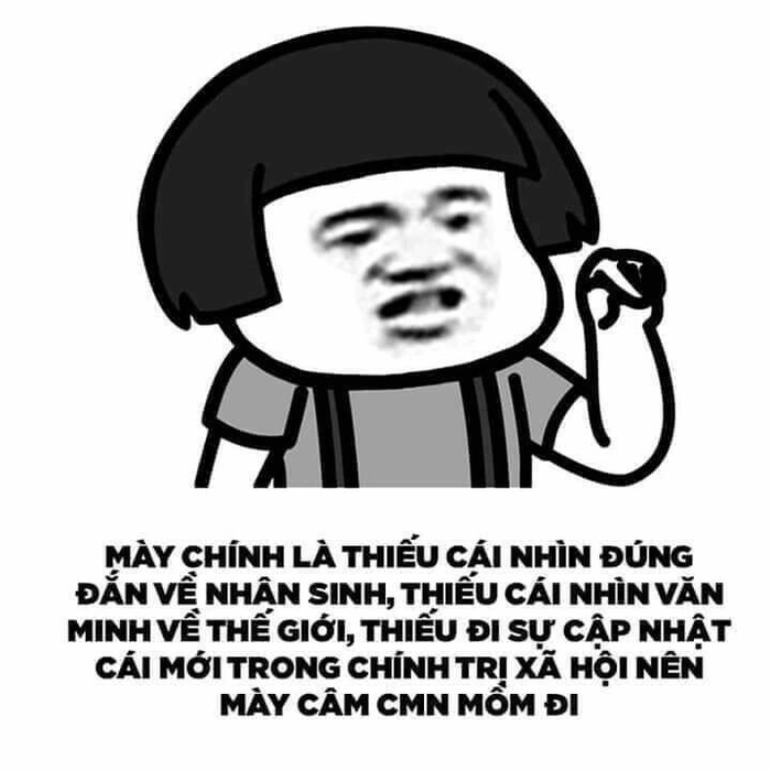 Ảnh meme chửi troll hài