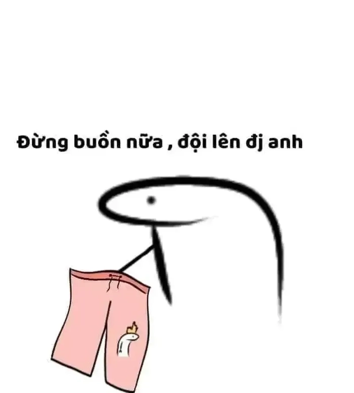 Ảnh meme đội quần troll bạn bè