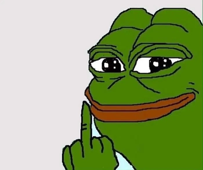 Ảnh meme ngón giữa siêu lầy