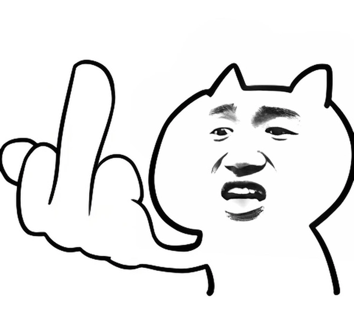 Ảnh meme ngón tay thối hài vui
