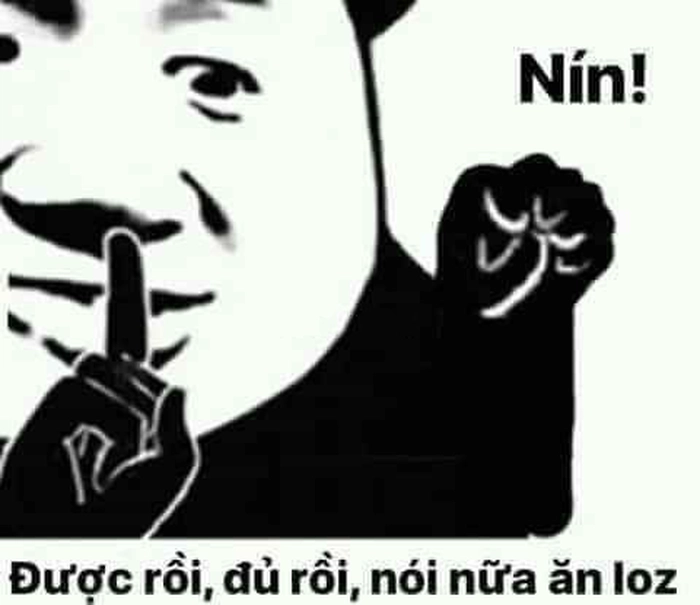Ảnh meme nín vui nhộn