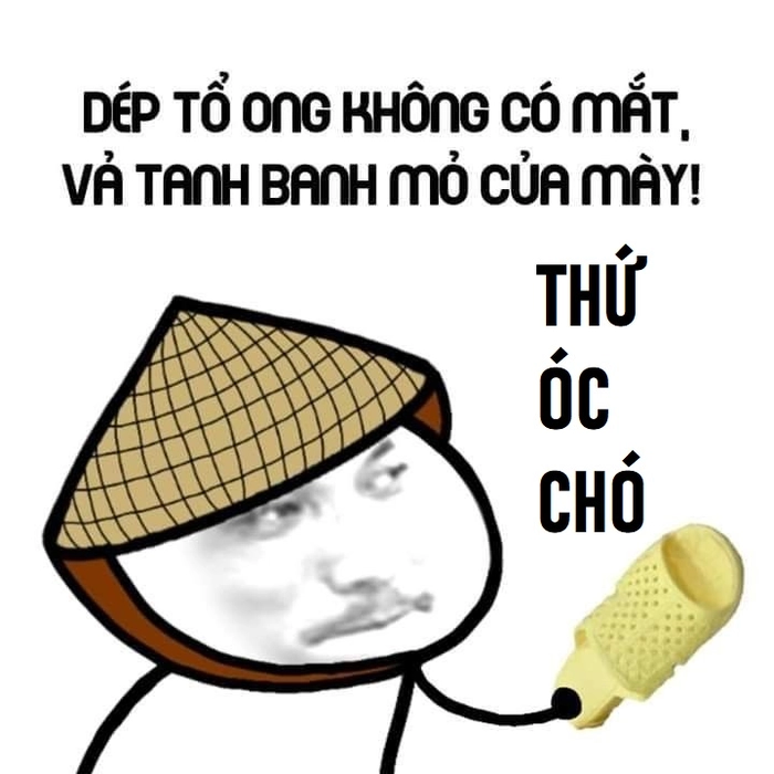 Ảnh meme óc chó chất