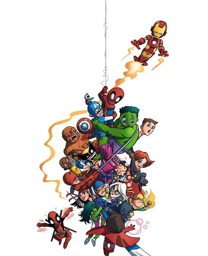 Avenger chibi đáng yêu cực phẩm