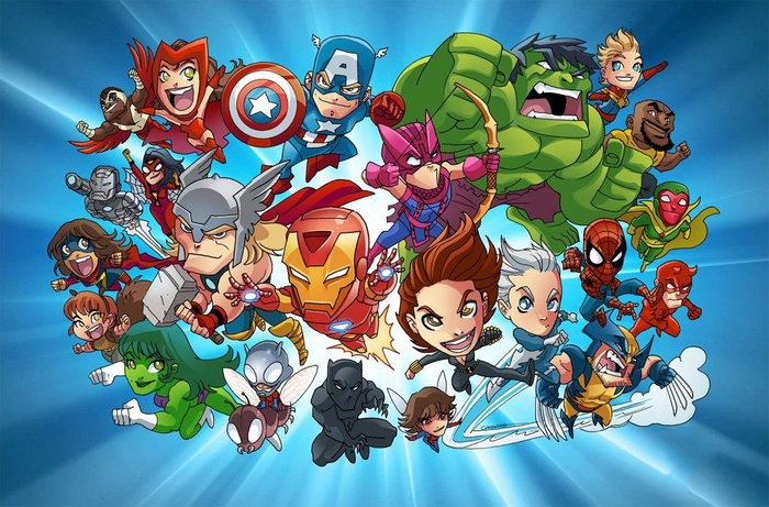 Avenger chibi ngộ nghĩnh đáng yêu