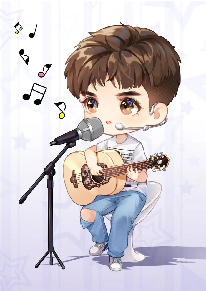 Bộ ảnh chibi của Tiêu Chiến
