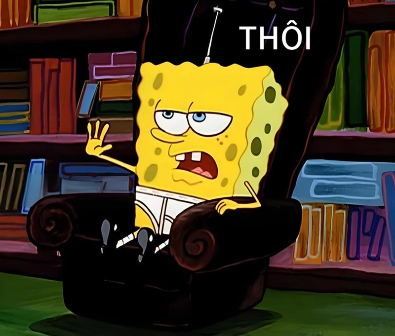 Bọt Biển hoạt hình meme ngầu bá đạo