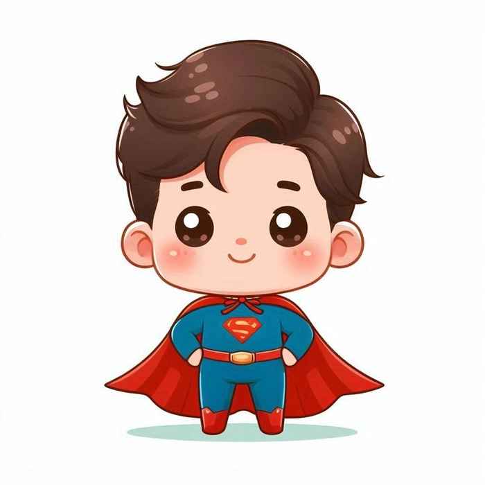 Chibi Superman đáng yêu