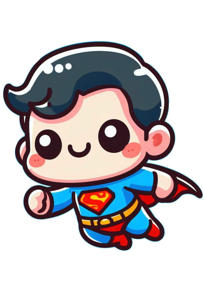 Chibi Superman dễ cưng