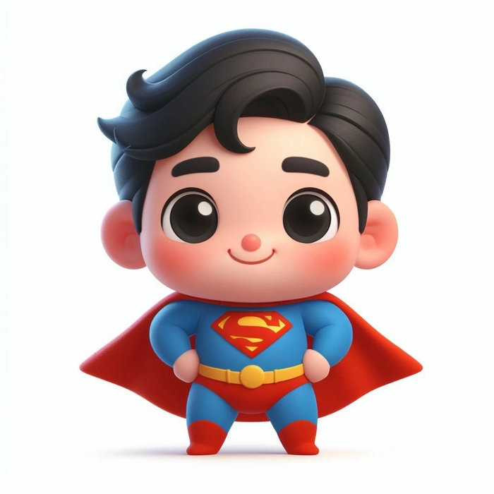 Chibi Superman dễ thương bá đạo