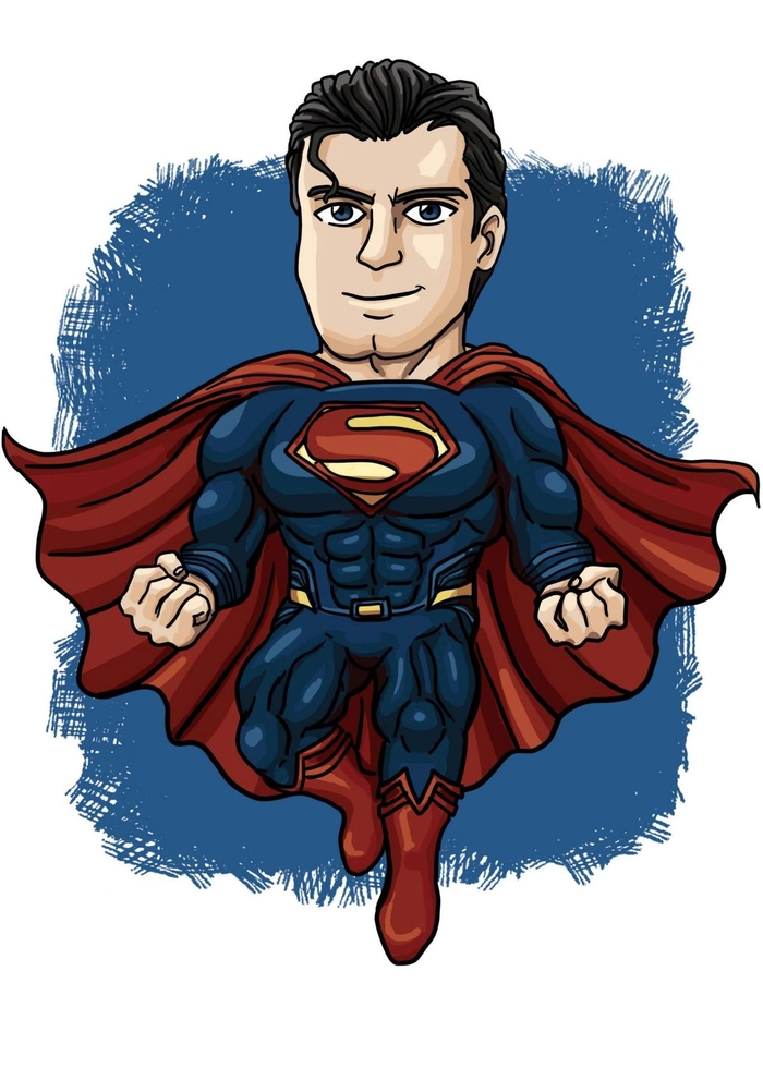 Chibi Superman ngộ nghĩnh đáng yêu