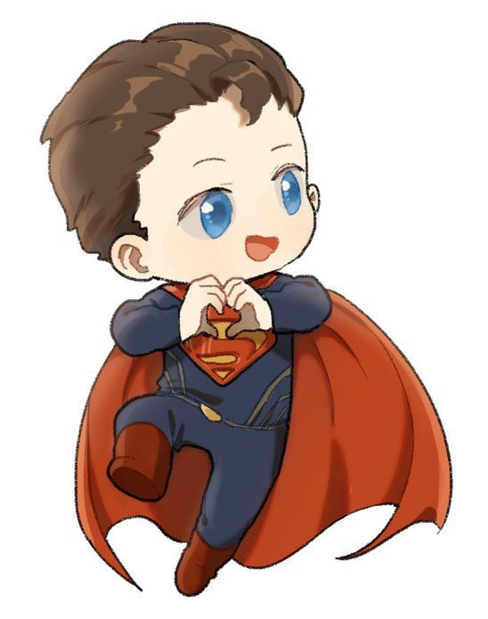 Chibi Superman phiên bản dễ thương