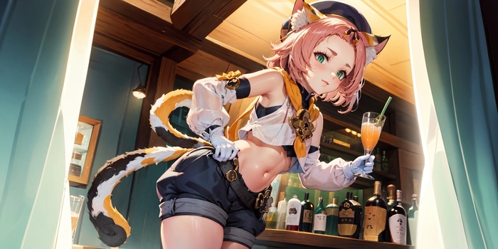 Diona Genshin chibi ngộ nghĩnh