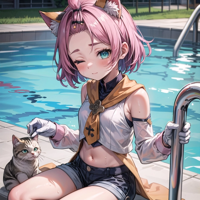 Diona Genshin chibi vui nhộn